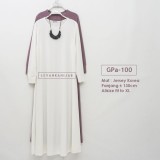 GPa-100 Gamis Polos Semi Klok